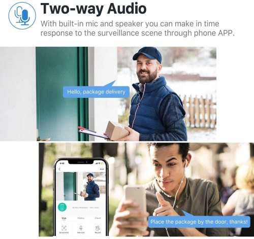Video Doorbell Intercom Tuya Smart 2MP 1080p Waterproof Wifi