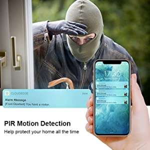 Video Doorbell Intercom Tuya Smart 2MP 1080p Waterproof Wifi