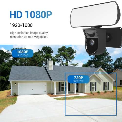 ESCAM QF615 Home Security Camera Floodlight 2MP PIR motion detection