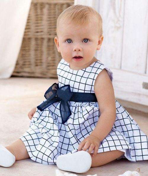 Blue and white party dress  * January sale