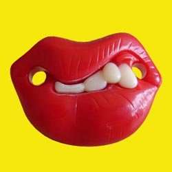 Funny Pacifier, Novelty Dummy - lips and teeth - No 6 * Local stock*