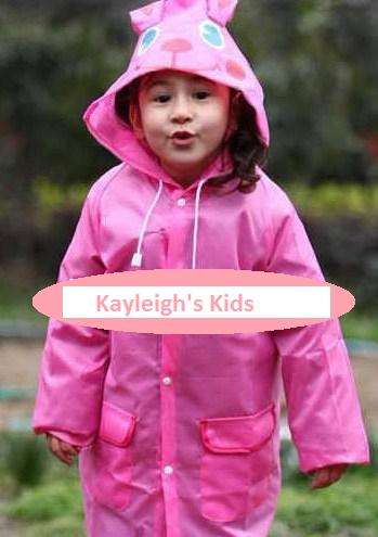 Funny Rain Coat raincoat - Pink Bunny