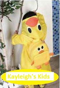 Funny Rain Coat raincoat - Yellow Duck