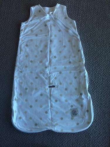 Baby sense summer sleeping bag 5-18 months stone and pink dots