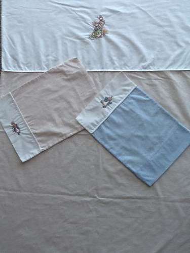 Peter Rabbit / Beatrix Potter bedding and nappy/towel/blanket stacker ( 8 items )