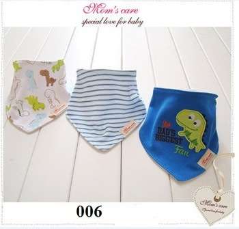 Cutest baby bibs dribbler  dinosaur 3 pack