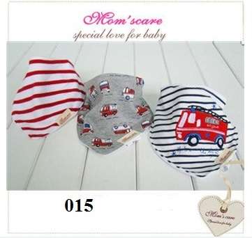 Cutest baby bibs dribbler fire engine  3 pack