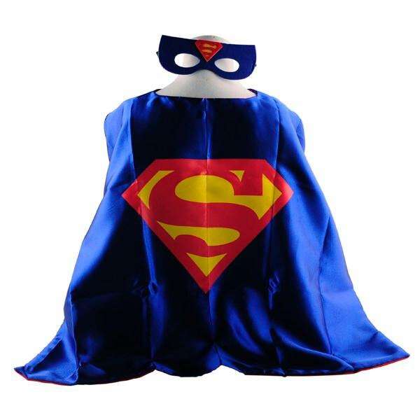Superhero Super Man cape and mask combo