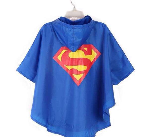 Superhero Super  rain coat / poncho