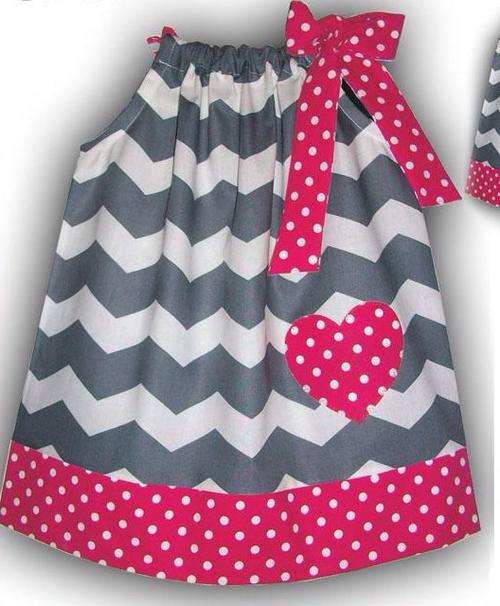 Cindy Chevron Dress 2-3 years