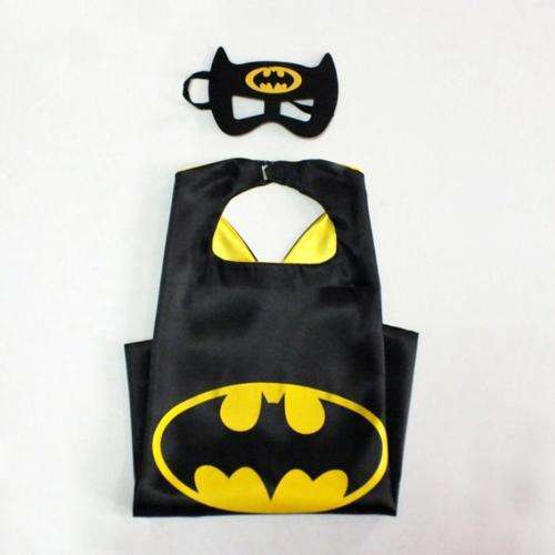 Superhero Batman cape and mask combo