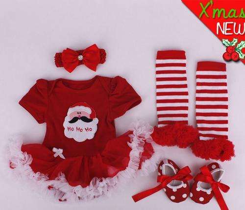 Santa Christmas Baby clothing 4 piece set  6-12 months only