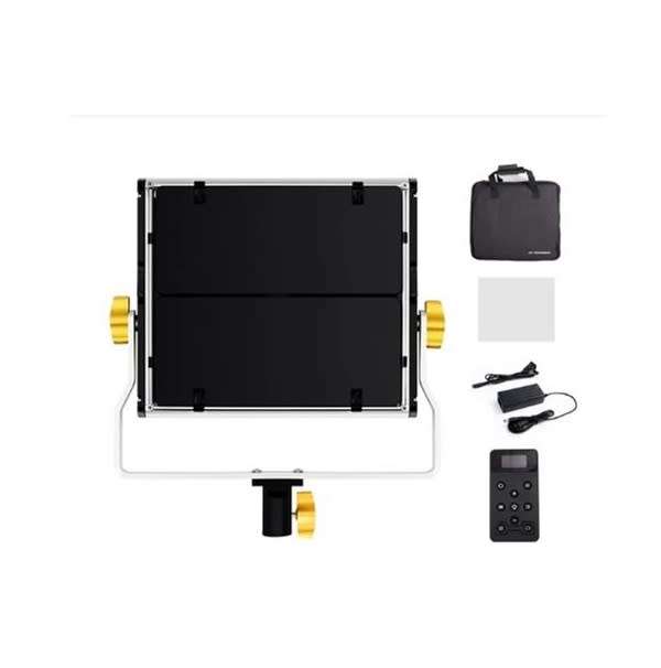 DW Professional LED Studio Camera Light With Stand And 2 Rechargeable Battery CRI95/2500K-9000K - W4