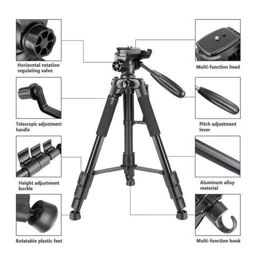 DW NeePho Professional Camera & Phone Tripod 175cm Height NP-8850