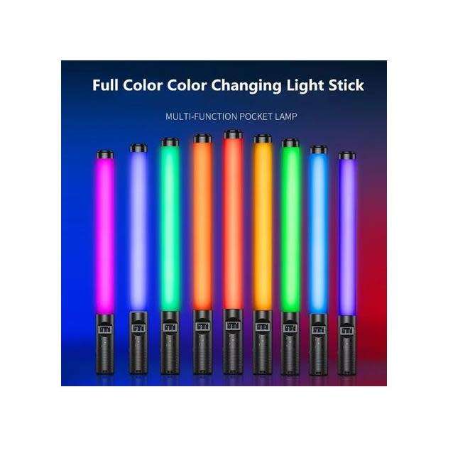DW Handheld RGB Stick LED Video Light Wand Effects Remote Control for photo & video