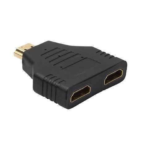DW 1 in 2 HDMI Splitter Adapter 1 Male to 2 Female