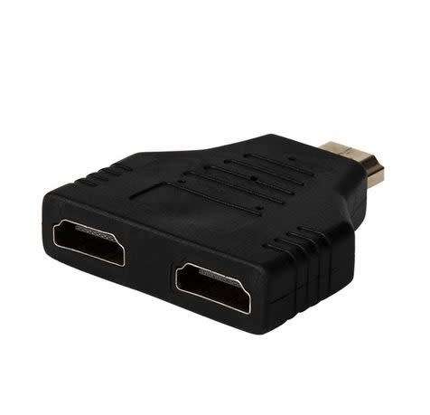 DW 1 in 2 HDMI Splitter Adapter 1 Male to 2 Female