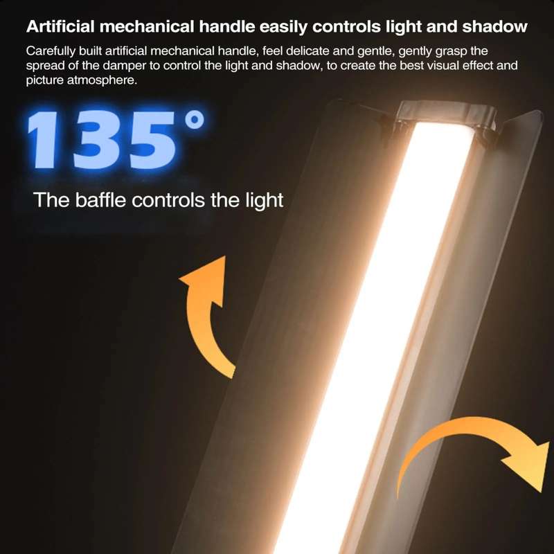 DW Handheld RGB LED Video Light Portable Fill Light Wand Stick Support 2700-8500K- 30W - M30