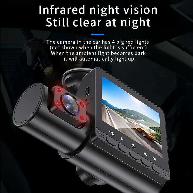 DW Dual Camera Car Dash Cam 1080P - M-08