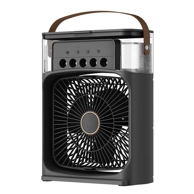 DW Portable Air Conditioner Fan, Mini Evaporative Air Cooler with 7 Colors LED ( Not rechargeable)