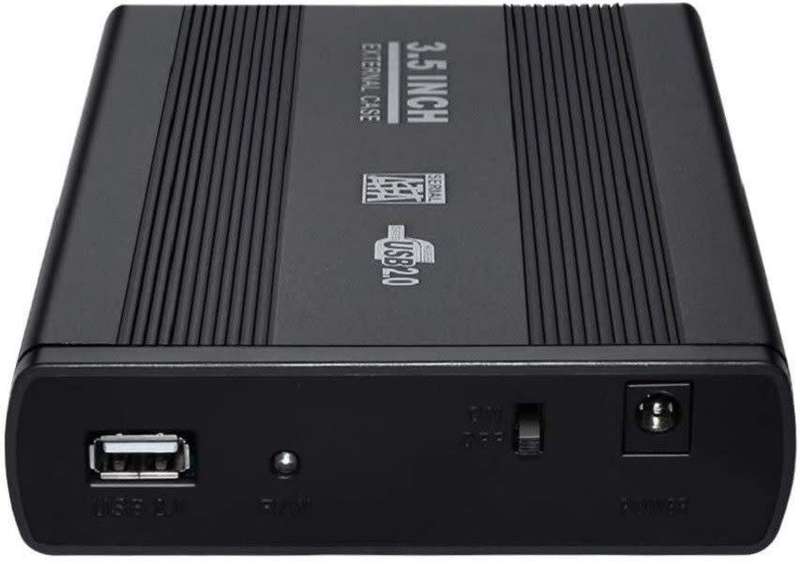 DW 3.5 Inch HDD External Case USB 2.0 - Black