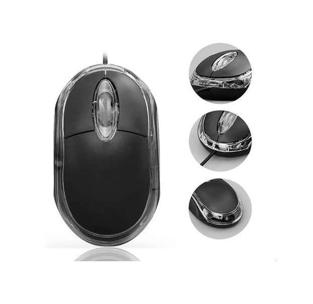 DW Wired USB Optical Mouse 1200DPI