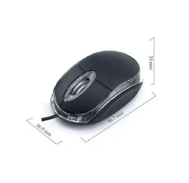DW Wired USB Optical Mouse 1200DPI