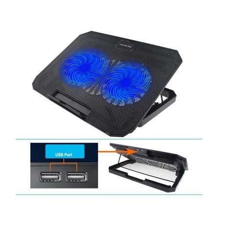 DW Desktop Laptop Notebook Dual Fan Mute Gaming Cooling Pad N11