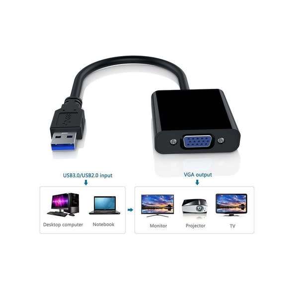 DW USB 3.0 to VGA Adapter Converter 1080p
