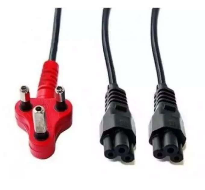 DW SA 3 Pin Plug Dual Laptop Clover Power Cable (Flower) - 1.7M