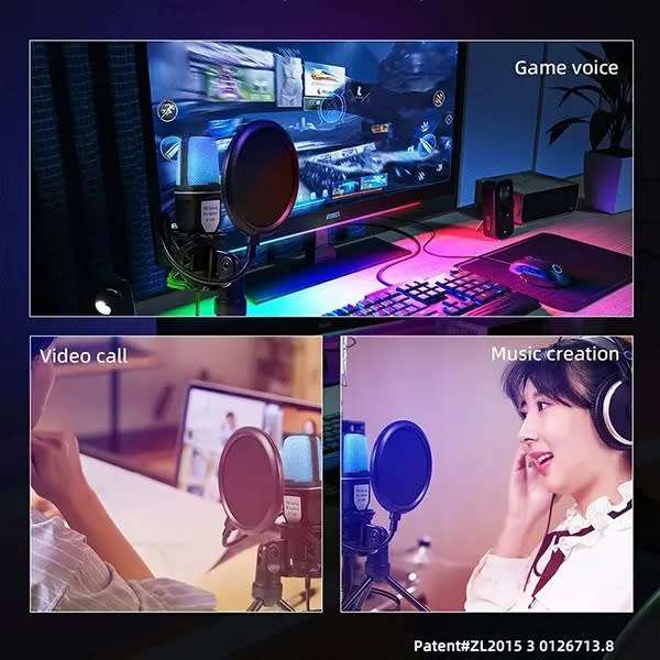 DW YANMAI USB Condenser Microphone Gaming Mic SF-666R
