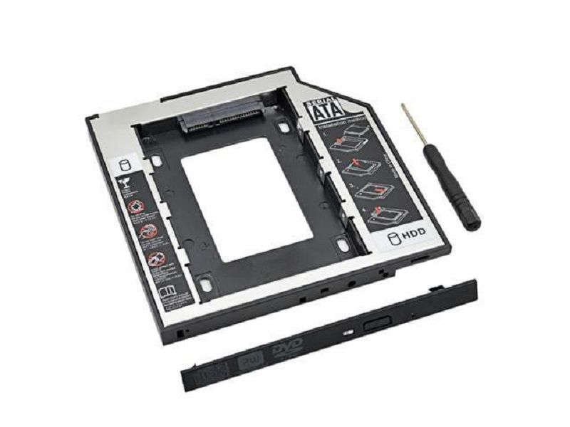 DW Classic 9.5mm Universal SATA 2nd HDD SSD Hard Drive Caddy
