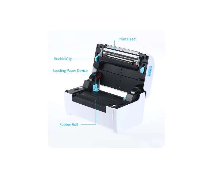 DW  4 Inch Thermal Label Printer (Usb + Bluetooth) - White - TDL405