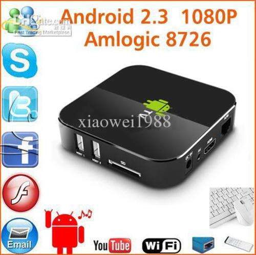 Dual Core  Android MINI PC 1GB + 8GB / LAN + WiFi - change your TV to SMART TV