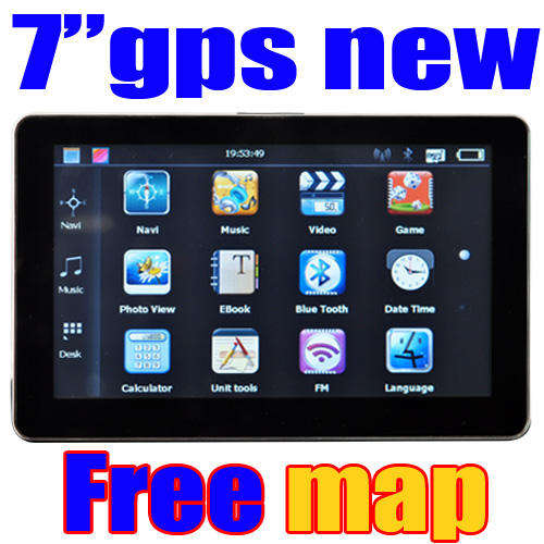 7 Inch Car GPS Navigation 2G Card / WIN CE 5.0 GPS/bluetooth/128RAM _ RSA Map - Brand NEW !!!