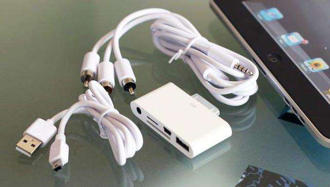BRAND NEW 5 in 1 adapter ( Camera Connection KIT) for iPADS with AVI output