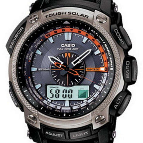 CASIO PROTREK TRIPLE SENSOR 100m Solar Powered Compass Barometer Altimeter Thermometer