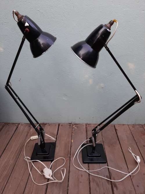 Pair of Herbert Terry lamps