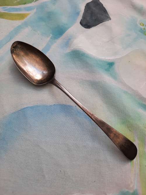 Georgian silver table spoon