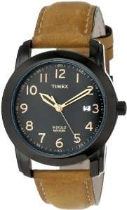 Timex Men's Elevated Classics Watch with Brown Leather Strap