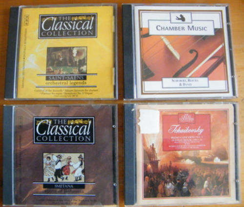 4 Popular Classical CD's - Chamber Music, 2 x the Classical Collection & Tchaikovsky- All for 1 Bid!