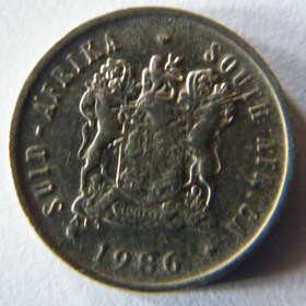Suid-Afrika / South Africa 5c Coin - 1986