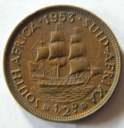 1/2 D South Africa 1953