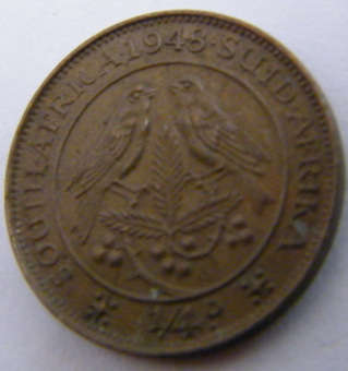 1/4 D South Africa 1948