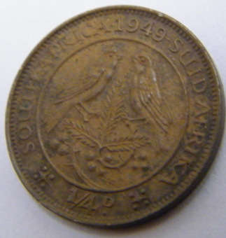 1/4 D South Africa 1949