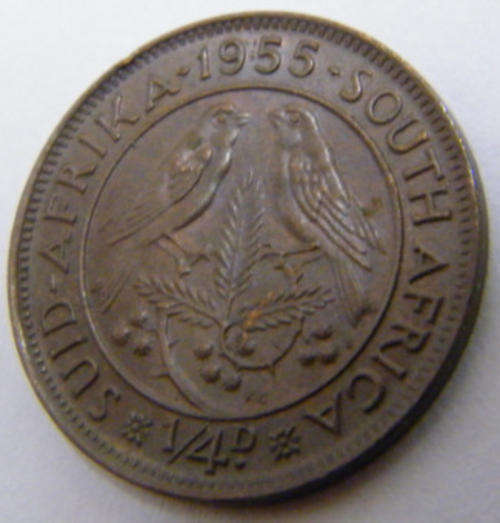 1/4 D South Africa 1955