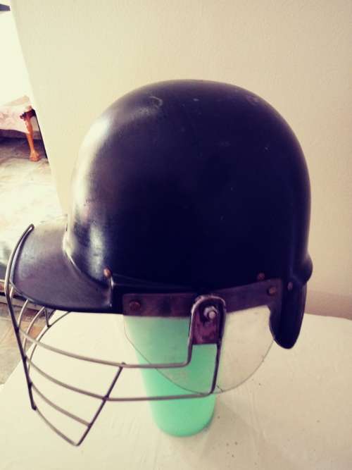 OLD SOUTH AFRICAN RAILWAY POLICE RIOT HELMET EARLY TYPE