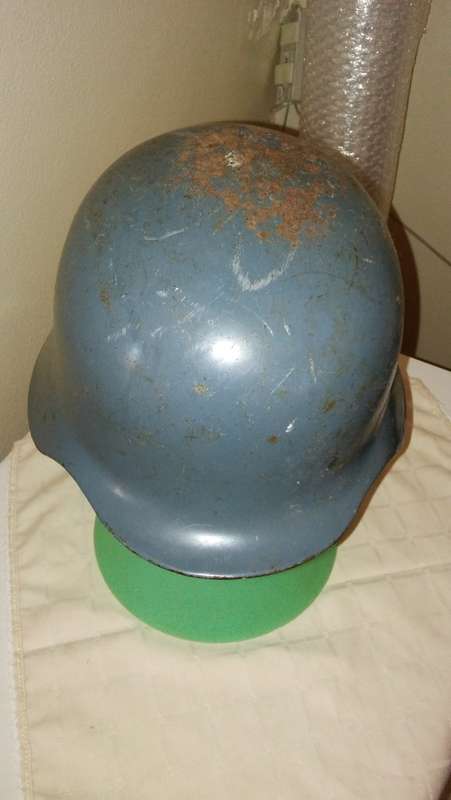 NAZI STYLE SPANISH HELMET USED BY THE S.A. POLICE