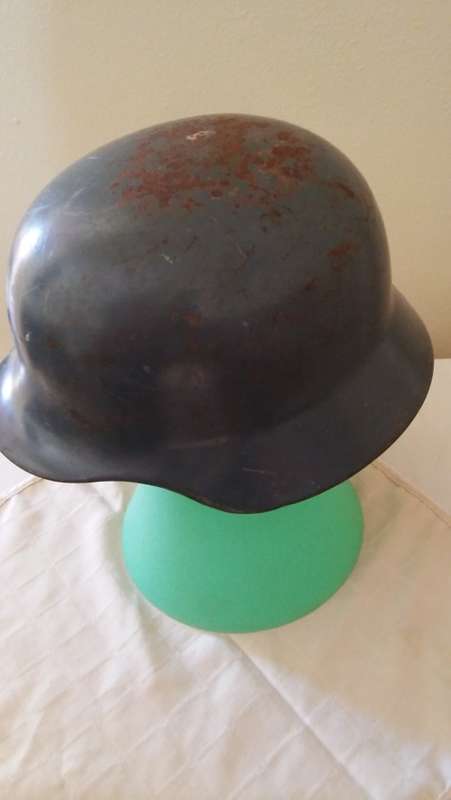 NAZI STYLE SPANISH HELMET USED BY THE S.A. POLICE
