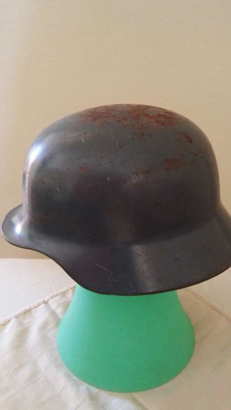 NAZI STYLE SPANISH HELMET USED BY THE S.A. POLICE